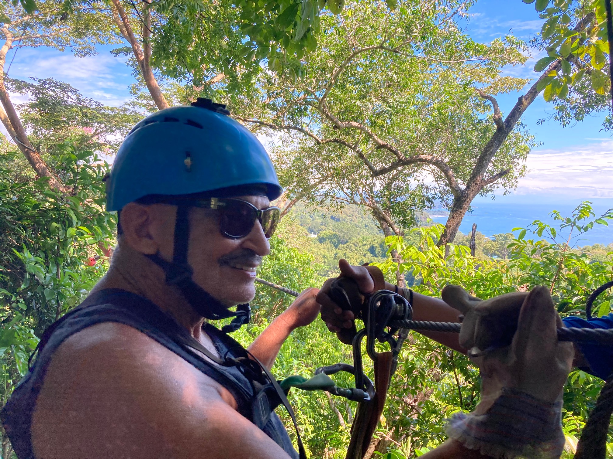 Ziplining Over Montezuma Waterfall